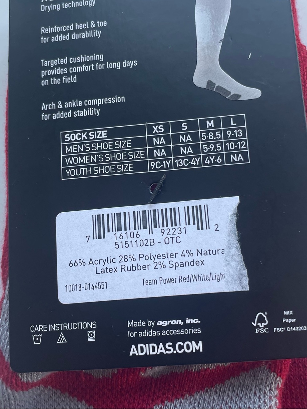 Baseball Softball Socks 2 Pair adidas Icon Over the Calf Length YOUTH Small - Picture 5 of 6